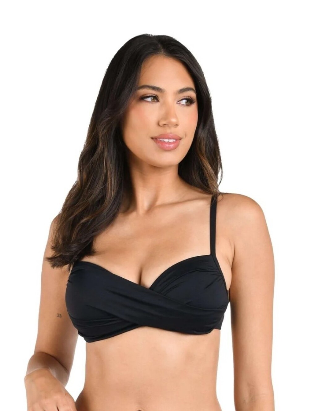 La Blanca Black Underwire Bikini Top